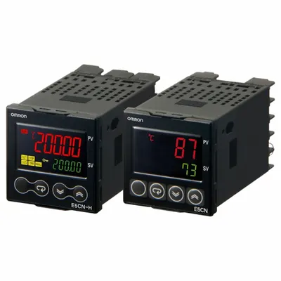 OMRON Temperature Controller: E5CN, 1/16 DIN Size, On/Off Action/PID, 100 to 240V - Temperature Controllers