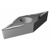 Diamond-shaped indexable turning insert with 55° included angle, 16 mm inscribed circle, 4.76 mm thickness, and 0.8 mm nose radius. The H13A grade offers high wear resistance for medium to roughing cuts in stable conditions. Suitable for general turning, facing, and profiling operations on steel and cast iron