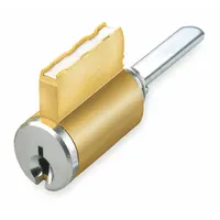 This conventional core cylinder from KABA ILCO features a chrome finish and a Schlage C keyway. Designed for cylindrical lock assemblies, it uses a 5-pin configuration. Commonly used in commercial and institutional door locks for replacement or new installations