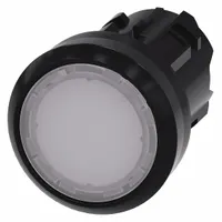 SIEMENS Flush Push Button: 22 mm Mounting Size, Non-Metallic, Maintained (MPN 3SU1001-0AA60-0AA0)