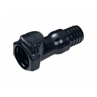 Quick Connection Coupling: Straight, 3/4 in ID Size, Quick-Disconnect Coupler x Barbed, Polysulfone (MPN HFC171257)
