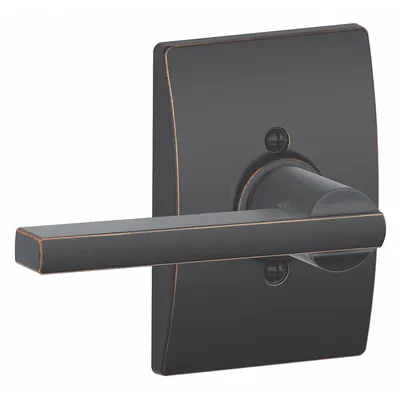 SCHLAGE F170 LAT 716 CEN Latitude Passage Lever Lockset - Passage Lever Locksets