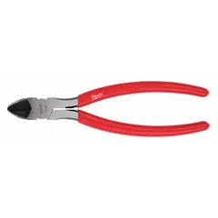 Straight, manual diagonal-cutting pliers with an 8 in overall length, 1 in jaw length, and 3/8 in jaw width. Designed for cutting hard wire in general industrial, electrical, and maintenance tasks.