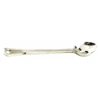 CRESTWARE Basting Spoon: 11 in Overall Lg, Silver, Stainless Steel (MPN SL11)