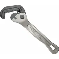 SUPCO Pipe Wrench: Aluminum, 1 in Jaw Capacity, Serrated, 9 in Overall Lg, Contoured (MPN ASW7-1)
