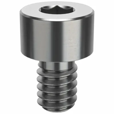 AMPG Socket Head Cap Screw: 1/4"-20 Thread Size, 3/8 in Lg, Std, Plain, Stainless Steel - Inch System Standard Socket Head Cap Screws