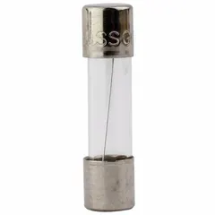 Fast-acting cylindrical fuse rated 4 A, 125 V AC, with a 5 mm x 20 mm form factor. Provides overcurrent protection in electronic circuits such as power supplies, control panels, and instrumentation.