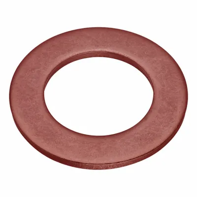 OEM APPROVED VENDOR Fiber Seal Flat Washer, 1 in Screw Size, 5 PK - Single-Piece Sealing Washers