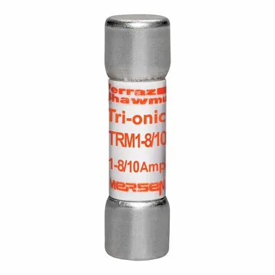 MERSEN Fuse: TRM Series, Midget, Time-Delay, 1.8 A, 250 V AC, 13/32 in x 1 1/2 in - Time-Delay Cylindrical Fuses