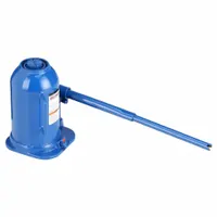 WESTWARD High-Clearance Bottle Jacks: Steel, Manual Handle, Mechanical, 10 ton Load Capacity (MPN 35MT15)