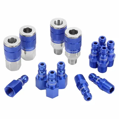 LEGACY Tru-Flate Automotive Aluminum/Steel Quick-Connect Air - Tru-Flate Automotive Aluminum/Steel Quick-Connect Air Coupling Plug Kits