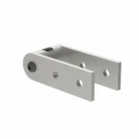 Standard Structural Pivot: 75 mm x 76.2 mm, 25 Series, For 6 1/2 mm Slot Wd, Silver, Aluminum (MPN 25-4197)