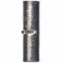 This non-insulated butt splice connector is designed for joining two 6 AWG copper conductors end-to-end. Rated for 600 V, it provides a low-resistance connection suitable for industrial wiring, panel building, and general electrical maintenance. Supplied in a pack of 200.
