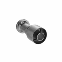 This straight crimp hydraulic hose fitting from PARKER features a flange x crimp connection type, designed for -20 hose dash size. It has a male x genderless fitting gender with a thread size of 0.511"-27. Suitable for connecting hydraulic hoses to flanged ports in fluid power systems, it handles high-pressure oil, water, or synthetic fluid lines