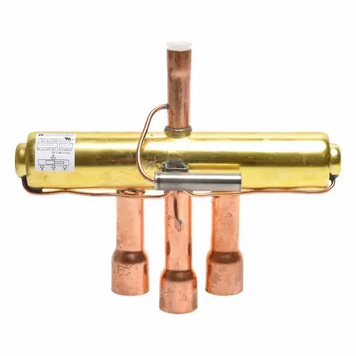 RANCO Heat Pump Reversing Valve: 1.3 ton to 6.7 ton (R410A), Straight Tube - Heat Pump Reversing Valves