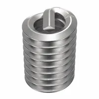 HELI-COIL Helical Insert: Tangless Tang Style, Free-Running, #2-56 Thread Size, Plain, Plain, 100 PK (MPN AT1185-02C172)