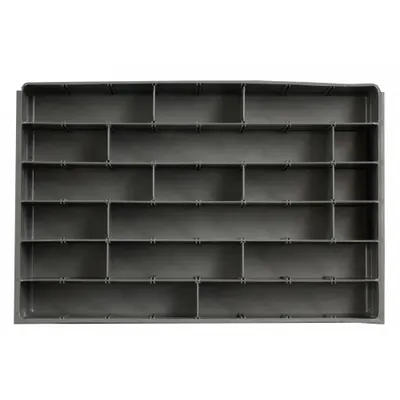 DURHAM MFG 124-95-ADLH-IND Compartment Drawer Insert - Inserts for Large Compartmented Boxes