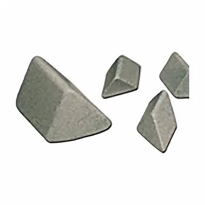 OEM APPROVED VENDOR Ceramic Finishing Media, Triangle, Extra Smooth Finish, 50 lb
