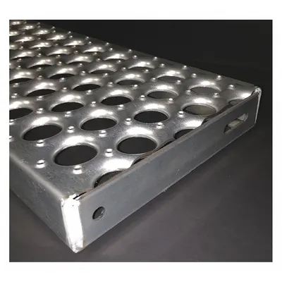 OEM APPROVED VENDOR Stair Tread, Open Grip, Steel, 61G13102-TRD30 - Stair Treads & Channels