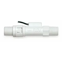 GEMS SENSORS Liquid Flow Switch: Piston, Polypropylene, 3/8 in NPT, 3/8 in Connection Size, NPT (MPN FS-380P, 197081)