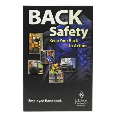 JJ KELLER Back Safety Employee Handbook, English - Back Safety Training