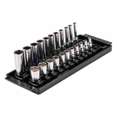 TEKTON 22-Piece 1/4 in Drive 12-Point SAE Socket Set (5/32-9/16 in) - SAE & Metric Socket Sets