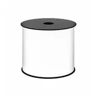 Continuous Label Stock: 4 in x 150 ft, Vinyl, White (Gloss), Indoor/Outdoor (MPN BMSLT402HP)