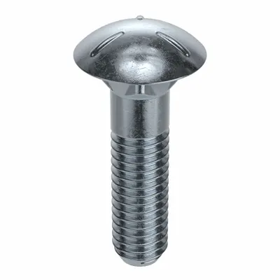 LINDSTROM Carriage Bolt: Square Neck, 5/8"-11 Thread Size, 3 1/4 in lg, Steel, Grade 2 - Grade 2 Steel Square Neck Carriage Bolts