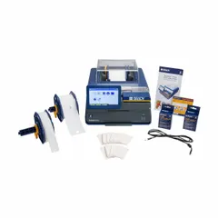 This PC-connected, full-color inkjet desktop printer produces polyester tags for lockout/tagout and other industrial safety identification. It prints on materials up to 4 1/4 inches wide and includes the Brady Workstation Safety and Facility Identification Software Suite and a supply of BradyJet J7300 Polyester Tags.
