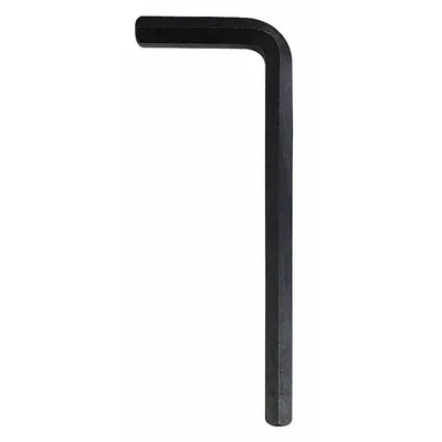 WESTWARD Hex Key: 0 Ball Ends, 7/32 in Tip Size, SAE, Short, Alloy Steel, Black Oxide - L-Shaped Hex Keys
