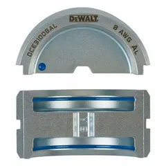 U-die set for crimping #8 AWG aluminum wire. Designed for use with the DCE310 crimper. Used for electrical connections in applications requiring aluminum conductor terminations.