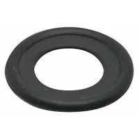 Rubber oil drain plug gasket with 12 mm inside diameter. Sold in a pack of 10. Used as a sealing ring for oil drain plugs in engines, gearboxes, and hydraulic systems to prevent leaks