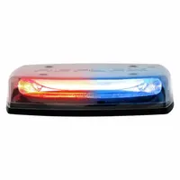 CODE 3 Mini Light Bar: Emergency Vehicle Mini Light Bar, Blue/Red, 40.8 W Watt, Clear, LED, IP65 (MPN C5550CRB)