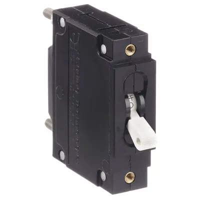 CARLING TECHNOLOGIES Panel Mount Circuit Breaker: 30 A Amps, 240/277V AC, 125V DC, Threaded Insert - Toggle Style, Front Panel-Mount Miniature Circuit Breakers