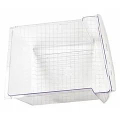 This OEM replacement crisper drawer is designed for use in compatible Electrolux refrigerators and freezers. It provides organized storage for fruits and vegetables, helping to maintain freshness. The drawer restores proper functionality to the appliance's crisper compartment.