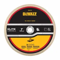 DEWALT Diamond Saw Blade: Ceramic/Granite/Marble/Porcelain/Stone/Tile, 7 in Blade Dia., For Saw (MPN DW47757)