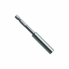 Slotted-head impact bit with hex drive, rated for use with impact drivers. Imperial size 5F-6R. Supplied in a 5-pack. Suitable for driving slotted fasteners in assembly and maintenance tasks.