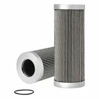 Spin-on hydraulic filter with cellulose media, 8.1875 inches in length. Compatible with biodiesel fuel. Used in hydraulic and fuel systems to remove contaminants and protect pumps, valves, and actuators