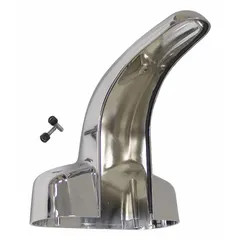 Protective cover for commercial plumbing fixtures, designed to shield faucet components from damage or contamination. Suitable for institutional or industrial settings where hygiene and durability are required. Commonly used in healthcare, laboratory, or food-service environments.