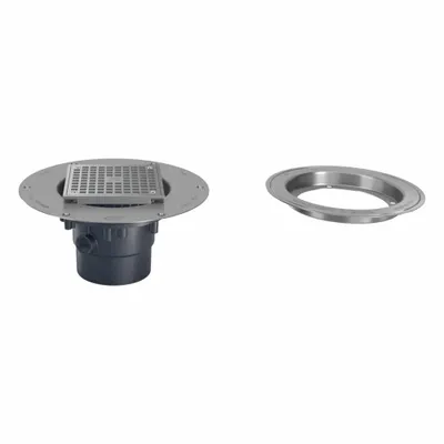ZURN FD2-PV2-ST-CC Height Adjustable Floor Drain - Height Adjustable Floor Drains