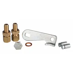 This cable control kit is a replacement assembly for managing throttle and choke cables on Kohler engines. It is compatible with manufacturer number PB-KD6252-1001B and replaces worn or damaged assemblies to restore engine control. Suitable for use in outdoor power equipment such as lawn tractors and commercial mowers.