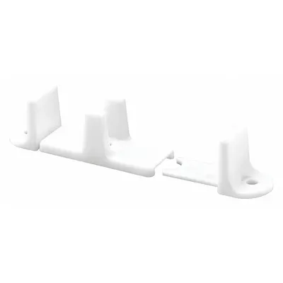 PRIME-LINE N 6760 Hanging Door Guide, 2 1/8 in L, 3 13/16 in W, 1 PR - Hanging Door Guides