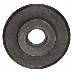 Steel replacement wheel for pipe, tubing, and conduit cutters. Includes one blade. Compatible with cutter models No. 3CYV5 and Mfr No. 3CYV5. Used for cutting steel materials in maintenance and plumbing applications.