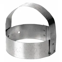 This 1-ply steel liner is designed for LP gas venting systems, featuring a 6-inch duct diameter, 6 3/8-inch length, and G90 galvanized coating. It is used to line existing chimneys or ducts to safely exhaust flue gases from LP gas appliances, with a maximum operating temperature of 470°F.