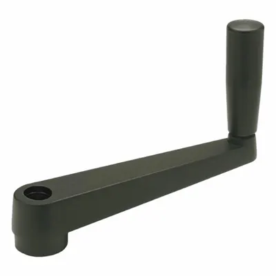 JW WINCO Crank Handle with Revolving Grip, 12 mm Bore, 100 mm Length - Crank Handles with Revolving Grip