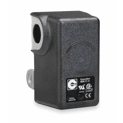 CONDOR USA, INC Pressure Switch: Std, 50 psi – 200 psi, (4) 1/4" NPT - General Purpose Air Compressor Switches