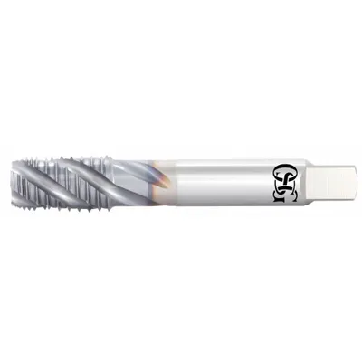 OSG Pipe Tap: 1/4"-19 BSPT, 3 Flute, Interrupted Thread, V Coated Cobalt (MPN 1658502008) - Interrupted-Thread Spiral-Flute Pipe Taps