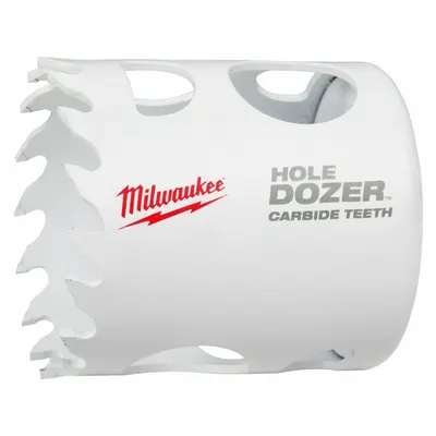 MILWAUKEE Hole Saw: 1 3/8 in Saw Dia., 4 Teeth per Inch, 1 5/8 in Max. Cutting Dp - Multi-Material-Cutting Hole Saws without Arbor
