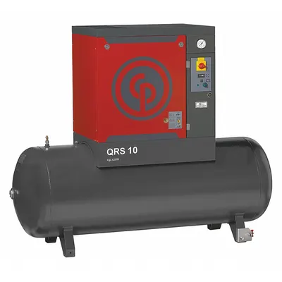 CHICAGO PNEUMATIC Rotary Screw Air Compressor: Horizontal, 10 hp, 31.2 cfm - Horizontal Rotary Screw Air Compressors