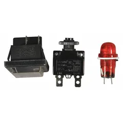 Replacement switch assembly for HVACR controls, used to manage electrical circuits in commercial heating, ventilation, air conditioning, and refrigeration equipment. Suitable for applications in furnaces, air handlers, and condensing units.